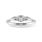 Load image into Gallery viewer, 0.70cts Solitaire with Pear Cut Diamond Accents Platinum Ring JL PT 2020-B   Jewelove.US

