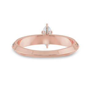 0.50cts. Marquise Cut Solitaire Diamond Split Shank 18K Rose Gold Ring JL AU 1192R-A   Jewelove.US