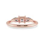 Load image into Gallery viewer, 0.30cts. Princess Cut Solitaire with Pear Cut Diamond Diamond 18K Rose Gold Ring JL AU 2021R   Jewelove.US
