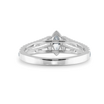 Load image into Gallery viewer, 0.50cts Marquise Cut Solitaire Diamond Split Shank Platinum Ring JL PT 1184-A   Jewelove.US
