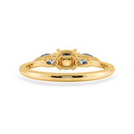 Load image into Gallery viewer, 0.70cts. Cushion Cut Solitaire with Pear Cut Diamond Accents 18K Yellow Gold Ring JL AU 1203Y-B   Jewelove.US
