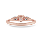 Load image into Gallery viewer, 0.20 cts. Solitaire with Pear Cut Diamond Accents 18K Rose Gold Ring JL AU 2020R-C   Jewelove.US
