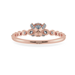 Load image into Gallery viewer, 0.20cts. Solitaire Diamond Accents 18K Rose Gold Ring JL AU 1202R-C   Jewelove.US
