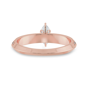 0.70cts. Marquise Cut Solitaire Diamond Split Shank 18K Rose Gold Ring JL AU 1192R-B   Jewelove.US