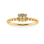 Load image into Gallery viewer, 0.20cts. Solitaire Diamond Accents 18K Yellow Gold Ring JL AU 1202Y-C   Jewelove.US
