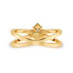 Load image into Gallery viewer, 50-Pointer Marquise Cut Solitaire Diamond Split Shank 18K Yellow Gold Ring JL AU 1176Y-A   Jewelove.US
