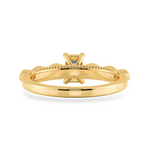 Load image into Gallery viewer, 0.70cts. Emerald Cut Solitaire with Marquise Cut Diamond Accents 18K Yellow Gold Ring JL AU 2015Y-B   Jewelove.US
