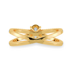 Load image into Gallery viewer, 0.50cts. Oval Cut Solitaire Diamond Split Shank 18K Yellow Gold Ring JL AU 1174Y-A   Jewelove.US
