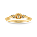 Load image into Gallery viewer, 0.30cts. Solitaire with Pear Cut Diamond Accents 18K Yellow Gold Ring JL AU 2020Y   Jewelove.US
