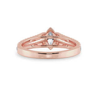 0.50cts. Marquise Cut Solitaire Diamond Split Shank 18K Rose Gold Ring JL AU 1184R-A   Jewelove.US