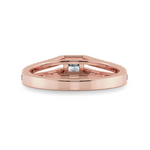 Load image into Gallery viewer, 0.20cts. Princess Cut Solitaire Diamond Split Shank 18K Rose Gold Ring JL AU 1178R-A   Jewelove.US
