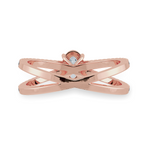 Load image into Gallery viewer, 0.70cts. Oval Cut Solitaire Diamond Split Shank 18K Rose Gold Ring JL AU 1174R-B   Jewelove.US
