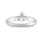 Load image into Gallery viewer, 0.30cts Marquise Cut Solitaire Diamond Split Shank Platinum Ring JL PT 1192   Jewelove.US

