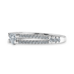 Load image into Gallery viewer, 0.50cts Heart Cut Solitaire Diamond Split Shank Platinum Ring JL PT 1181-A   Jewelove.US
