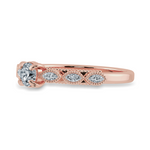 Load image into Gallery viewer, 0.20cts. Solitaire 18K Rose Gold Ring with Marquise Cut Diamond Accents JL AU 2011R-C   Jewelove.US
