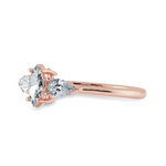 Load image into Gallery viewer, 0.50cts. Marquise Cut Solitaire with Pear Cut Diamond Accents 18K Rose Gold Ring JL AU 1208R-A   Jewelove.US
