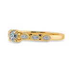 Load image into Gallery viewer, 0.30cts. Solitaire with Marquise Cut Diamond Accents 18K Yellow Gold Ring JL AU 2011Y   Jewelove.US
