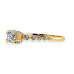 Load image into Gallery viewer, 0.20cts. Solitaire Diamond Accents 18K Yellow Gold Ring JL AU 1202Y-C   Jewelove.US
