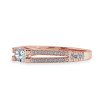 Load image into Gallery viewer, 0.70cts. Oval Cut Solitaire Diamond Split Shank 18K Rose Gold Ring JL AU 1182R-B   Jewelove.US
