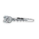 Load image into Gallery viewer, 0.70cts Solitaire Diamond Accents Platinum Ring JL PT 1202-B   Jewelove.US
