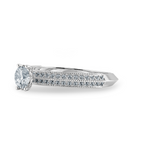 Load image into Gallery viewer, 0.70cts Solitaire Diamond Split Shank Platinum Ring JL PT 1185-B   Jewelove.US

