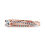 Load image into Gallery viewer, 0.70cts. Heart Cut Solitaire Diamond Split Shank 18K Rose Gold Ring JL AU 1181R-B   Jewelove.US
