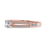 Load image into Gallery viewer, 0.70cts. Solitaire Diamond Split Shank 18K Rose Gold Ring JL AU 1177R-C   Jewelove.US
