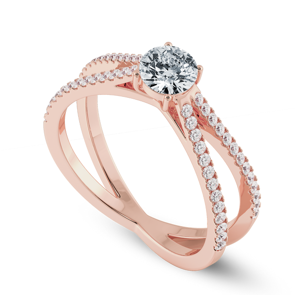 Charming Halo Diamond Finger Ring