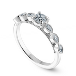 Load image into Gallery viewer, 0.70cts Solitaire Platinum Ring with Marquise Cut Diamond Accents JL PT 2011-B   Jewelove.US
