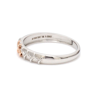 Platinum & Rose Gold Couple Rings JL PT 999   Jewelove