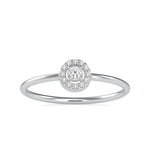Load image into Gallery viewer, 10 Pointer Platinum Halo Diamond Engagement Ring JL PT 0601
