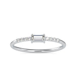 Load image into Gallery viewer, Designer Platinum Baguette Diamond Engagement Ring JL PT 0602
