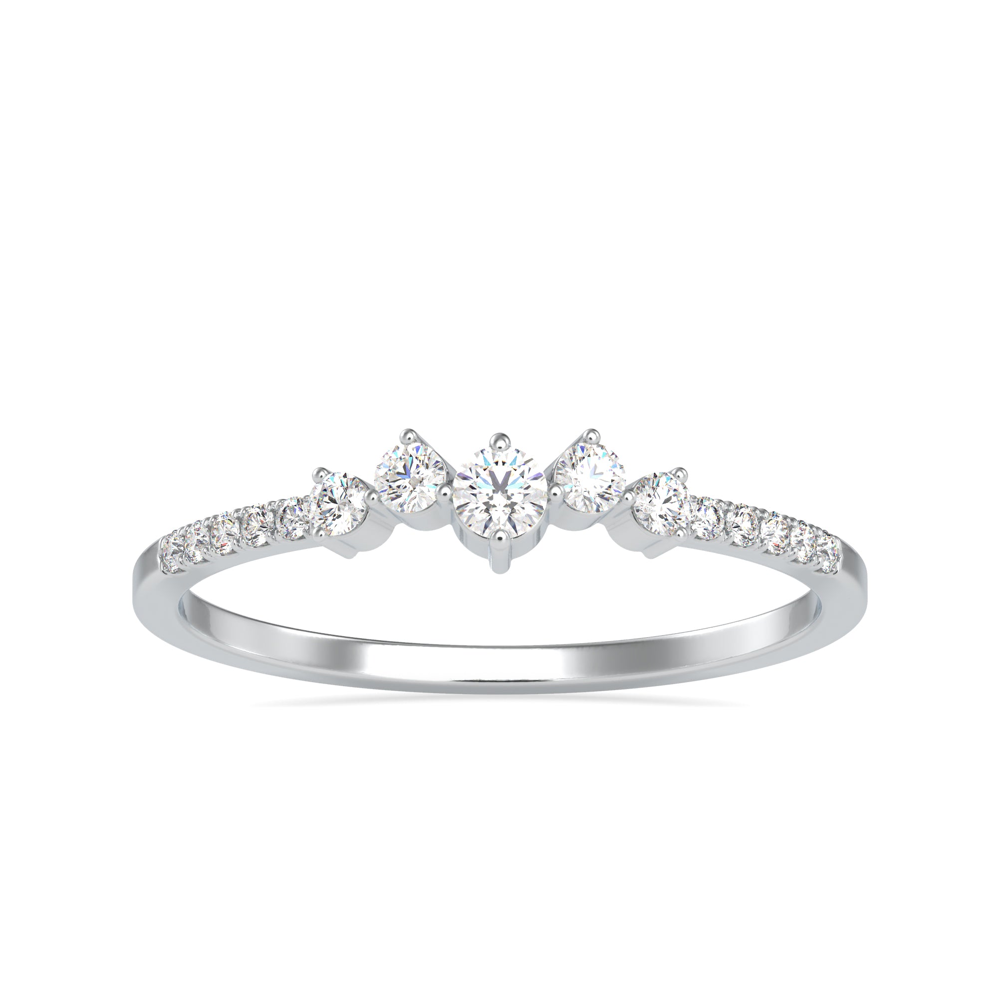 Designer Platinum Diamond Engagement Ring JL PT 0604
