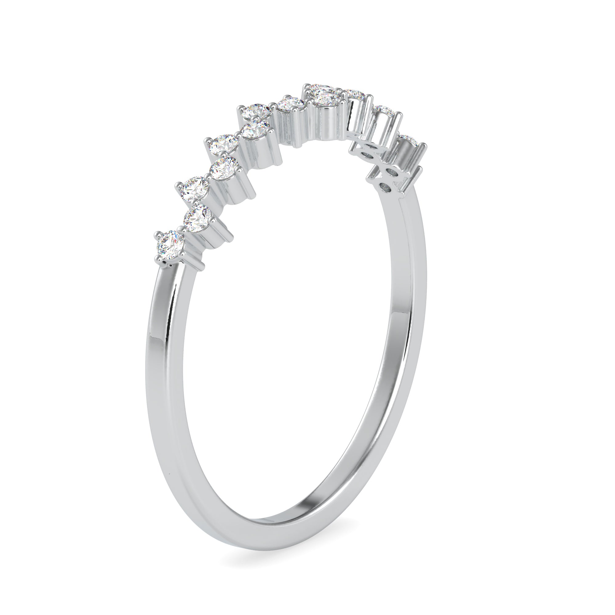 Designer Platinum Diamond Engagement Ring JL PT 0605