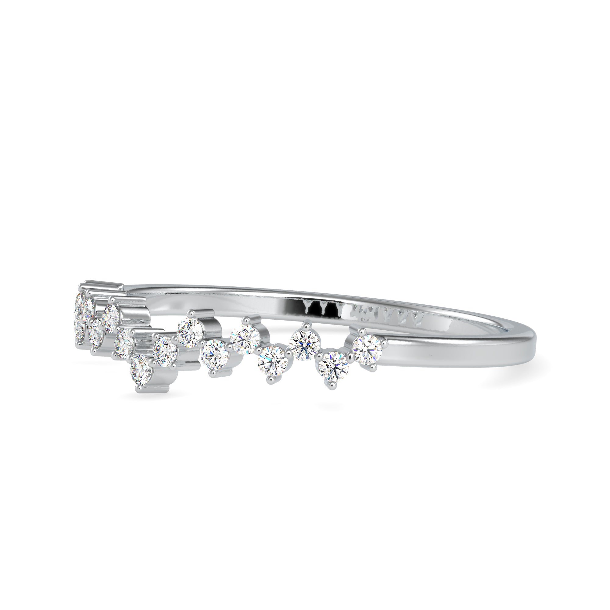Designer Platinum Diamond Engagement Ring JL PT 0605   Jewelove.US