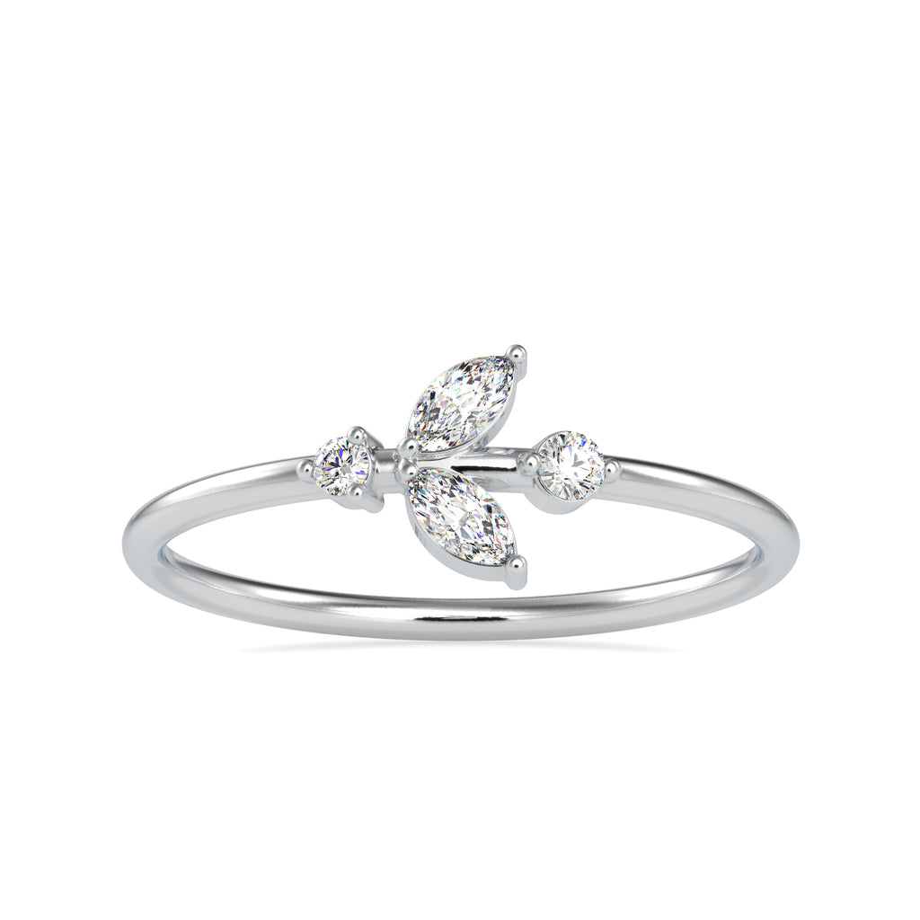 Platinum Marquise Diamond Engagement Ring JL PT 0608   Jewelove.US