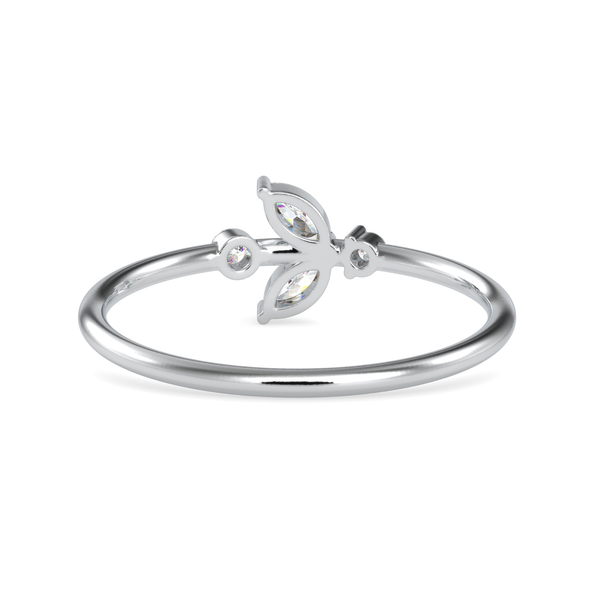 Platinum Marquise Diamond Engagement Ring JL PT 0608   Jewelove.US