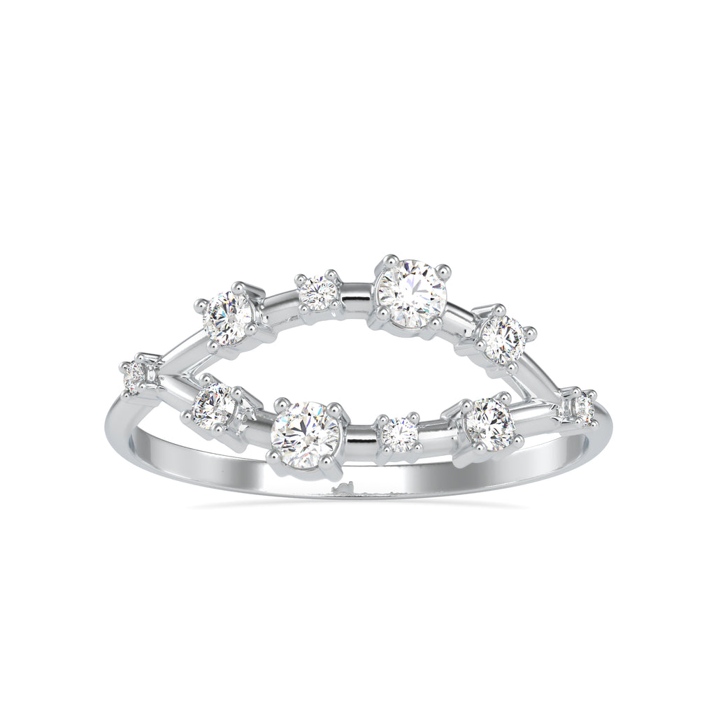 Designer Platinum Diamond Engagement Ring JL PT 0609   Jewelove.US
