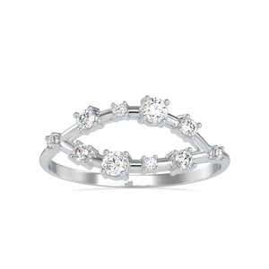 Designer Platinum Diamond Engagement Ring JL PT 0609