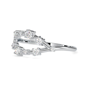 Designer Platinum Diamond Engagement Ring JL PT 0609