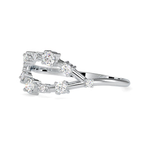 Designer Platinum Diamond Engagement Ring JL PT 0609