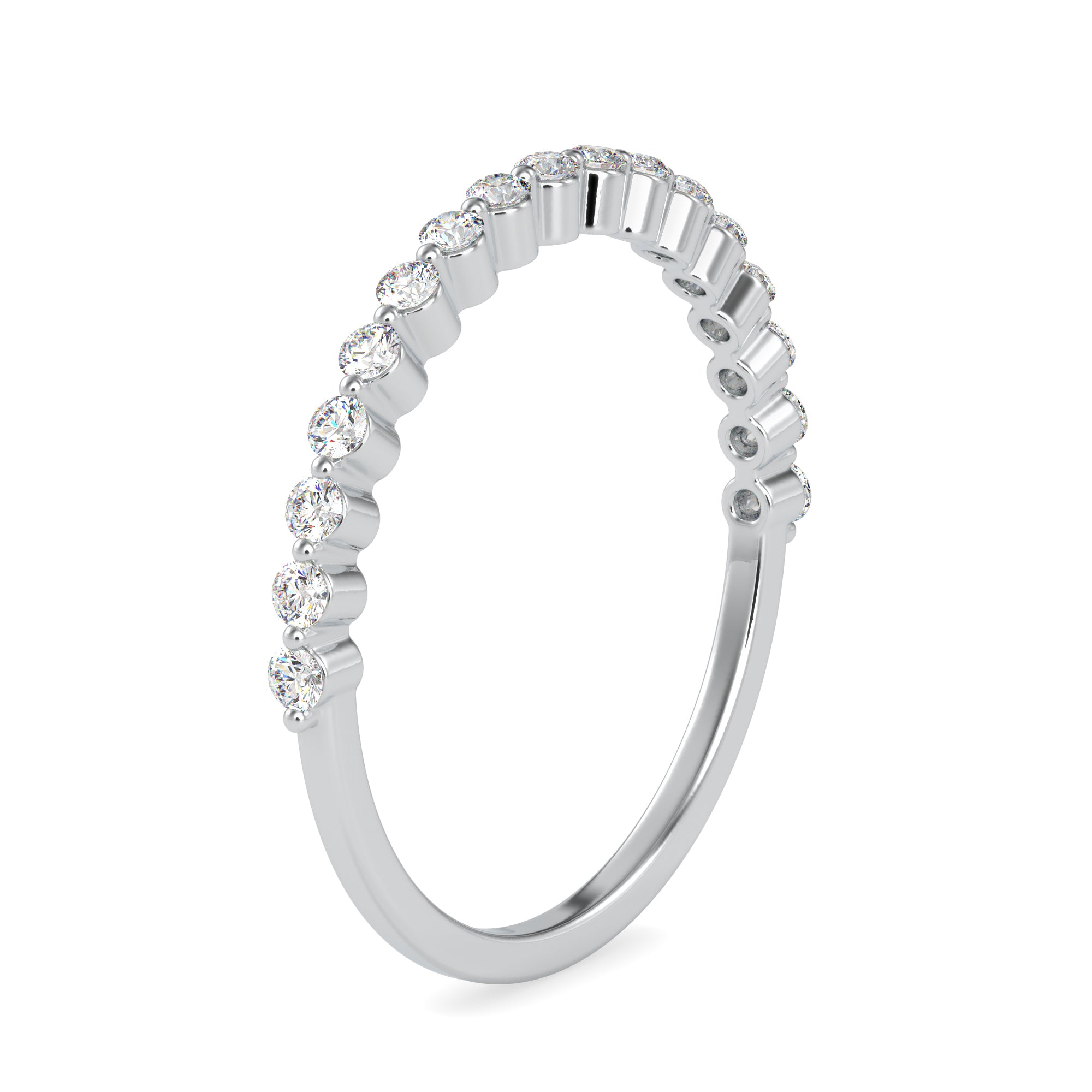 Platinum Diamond Halo Solitaire Engagement Ring JL PT 0610