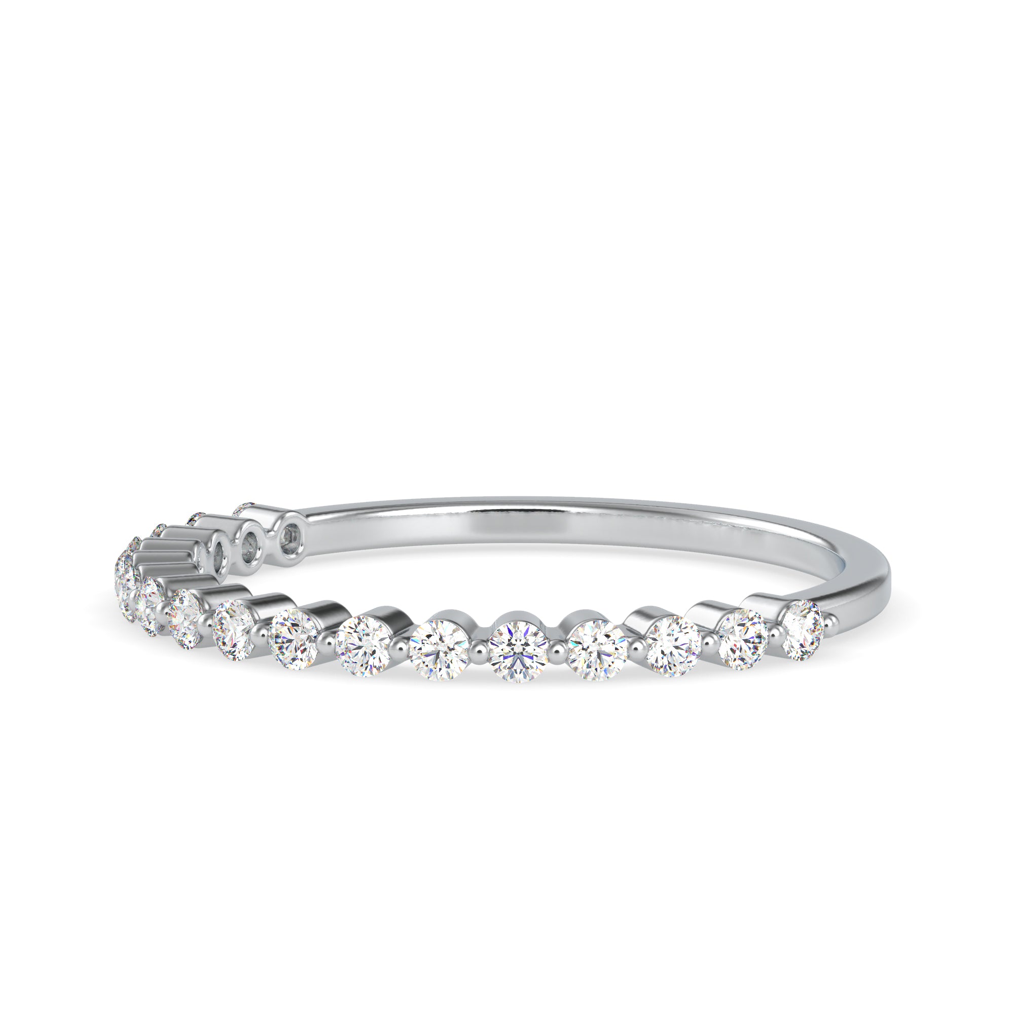 Platinum Diamond Halo Solitaire Engagement Ring JL PT 0610