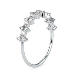 Designer Platinum Marquise Diamond Ring for Women JL PT 0612
