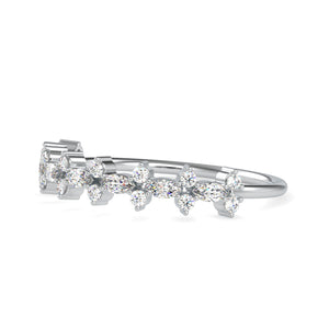 Designer Platinum Marquise Diamond Ring for Women JL PT 0612