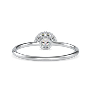 10 Pointer Platinum Diamond Engagement Ring JL PT 0613