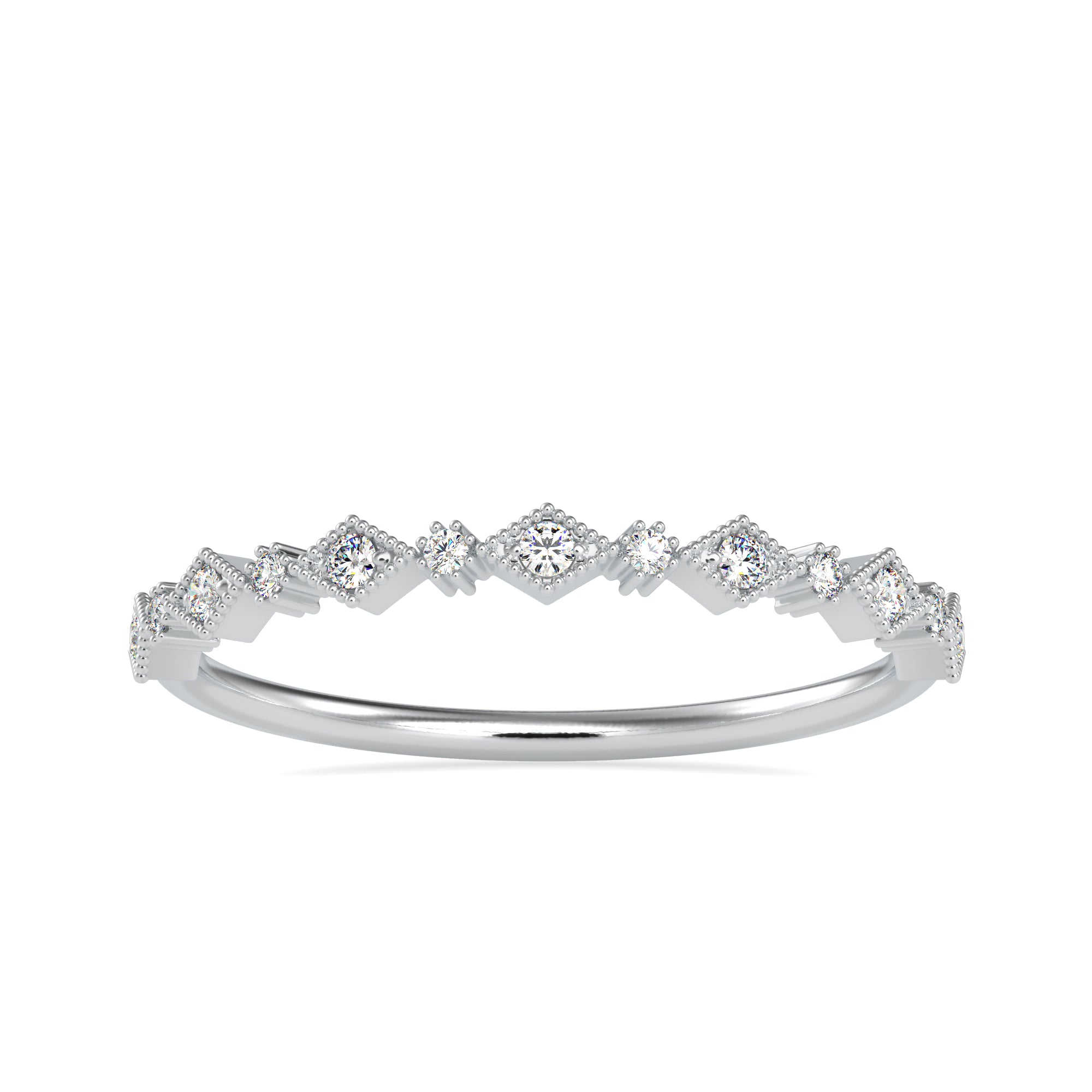 Designer Platinum Diamond Engagement Ring JL PT 0617