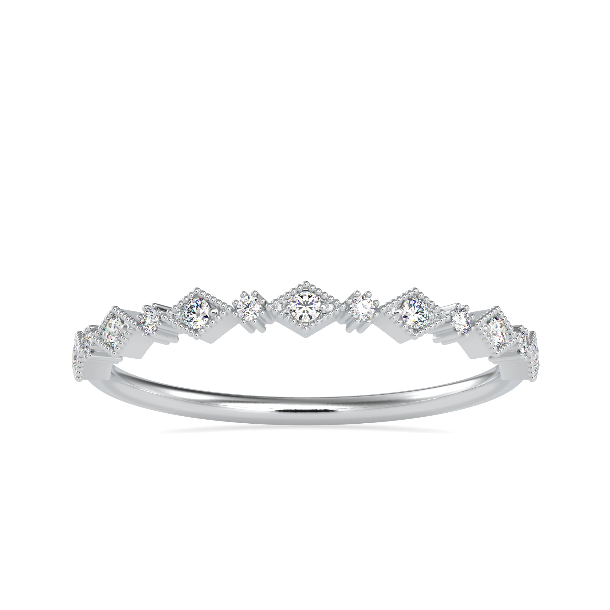 Designer Platinum Diamond Engagement Ring JL PT 0617   Jewelove.US