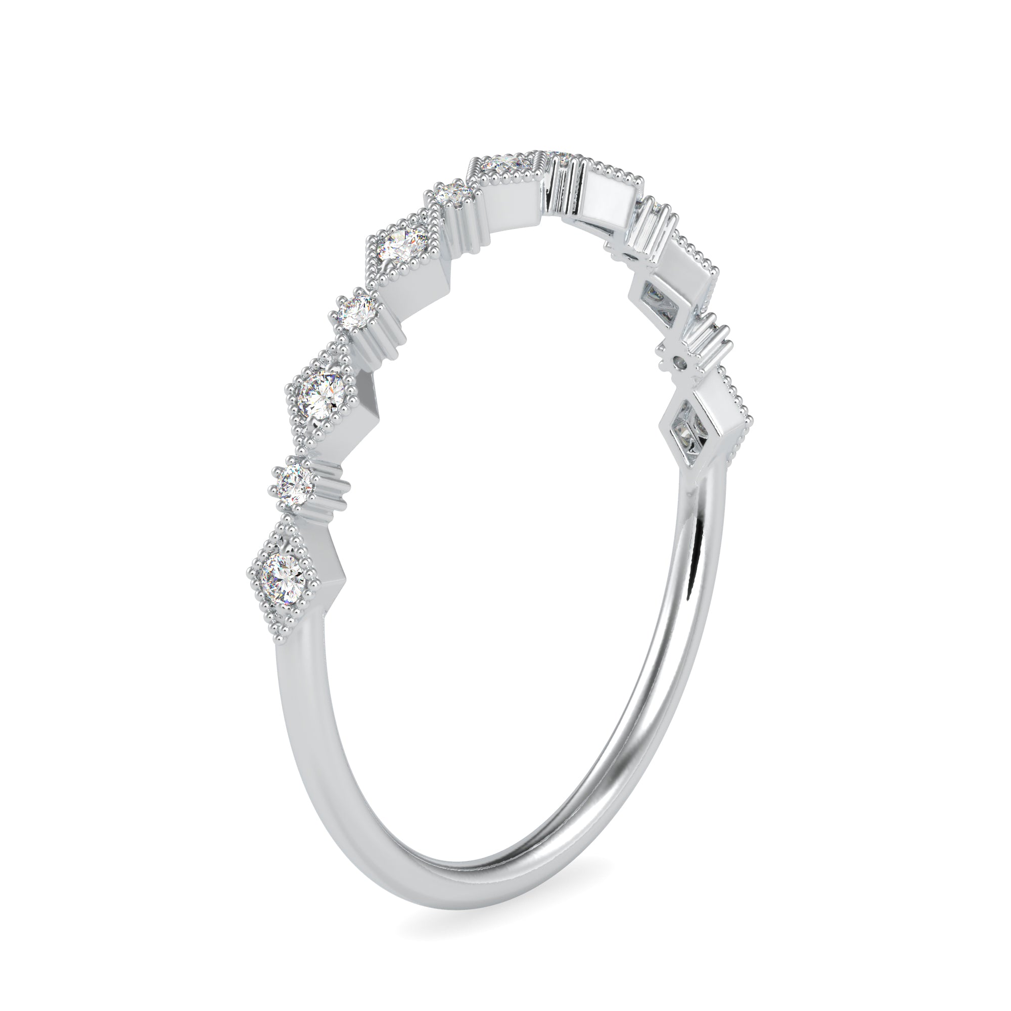 Designer Platinum Diamond Engagement Ring JL PT 0617