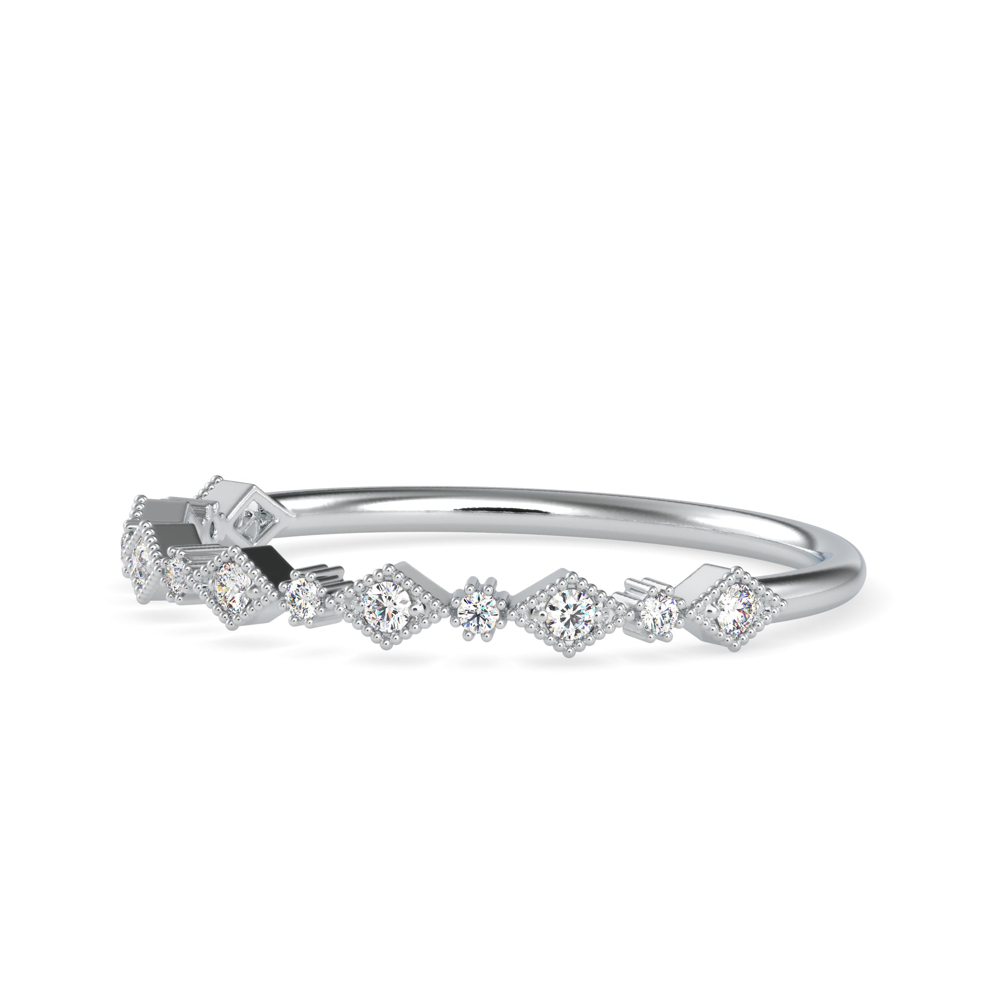 Designer Platinum Diamond Engagement Ring JL PT 0617